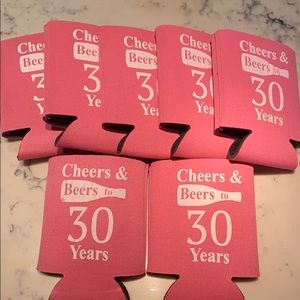 30th birthday koozies